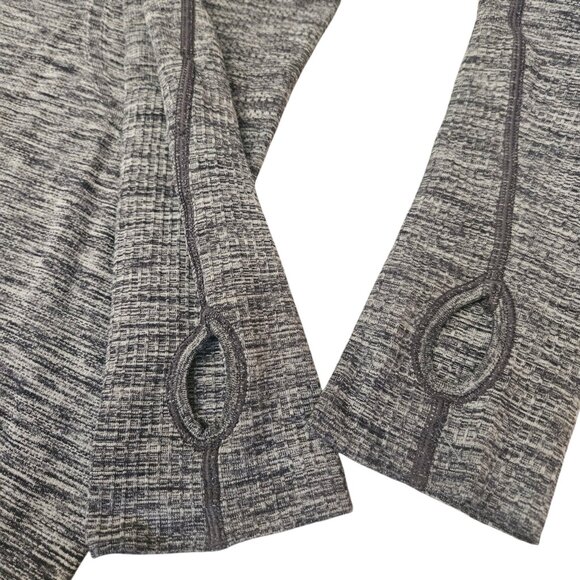 Lululemon Swiftly Tech Run Long Sleeves Shirt Women's SZ 10 Gray Heathered Top - Picture 3 of 10